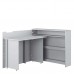 Izvelkams rakstāmgalds WORK CONCEPT CW-01P, pelēks Izvelkams rakstāmgalds WORK CONCEPT CW-01P, pelēks